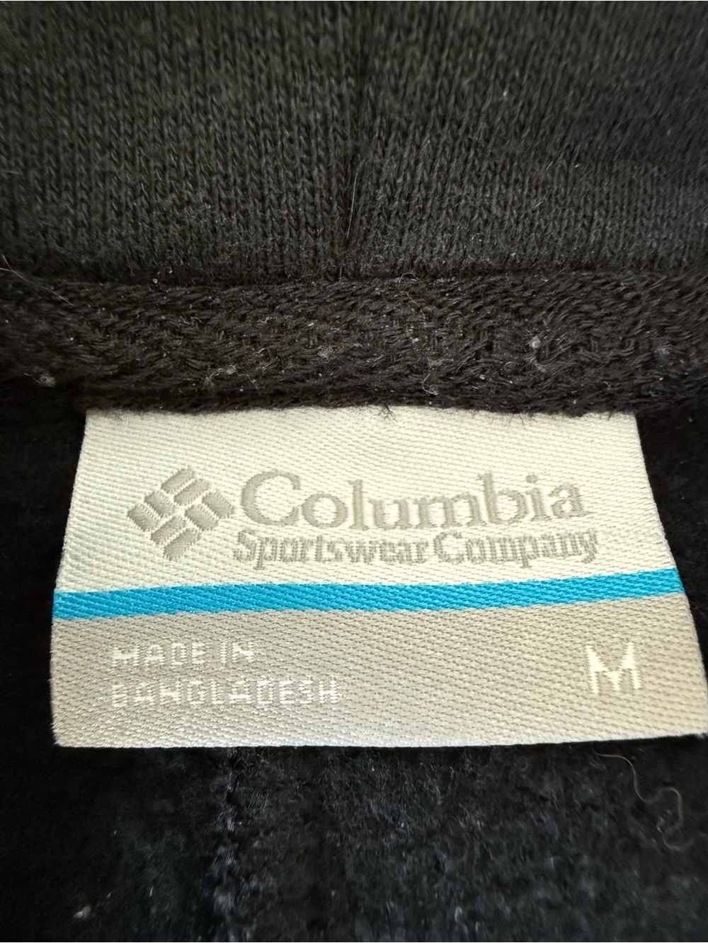 Columbia Sunday Summit Black Funnel Neck Pullover Sweatshirt Quilted Sleeves M - Picture 7 of 10